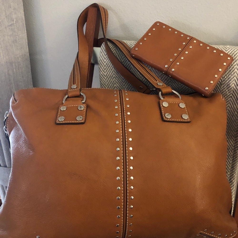 Michael Kors bag and matching wallet